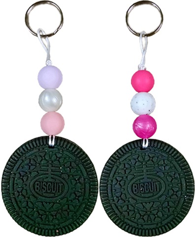 Picture of Silicone Oreo Keychain