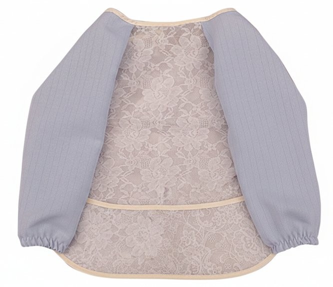 Picture of Plastic Bib With Fabric Sleeves