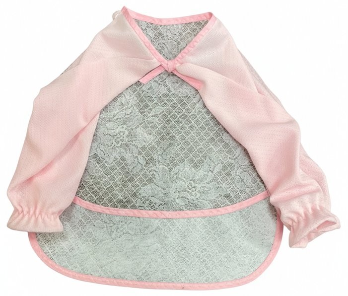 Picture of Plastic Bib With Fabric Sleeves