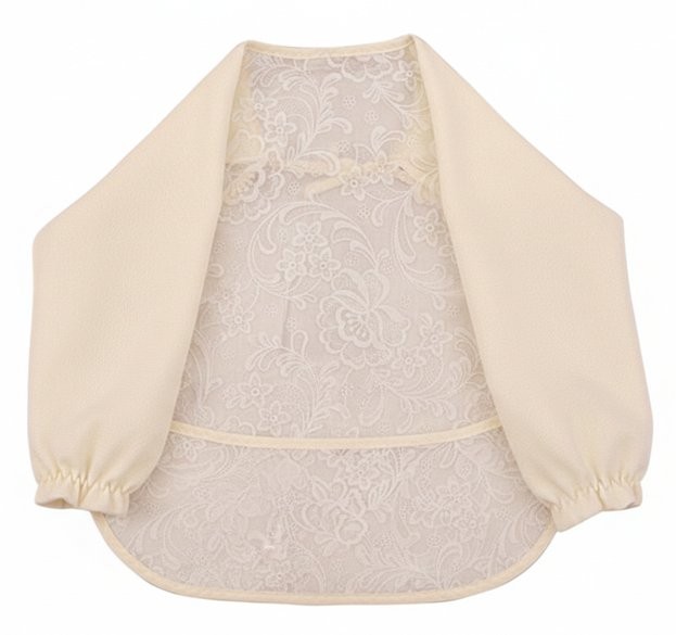 Picture of Plastic Bib With Fabric Sleeves