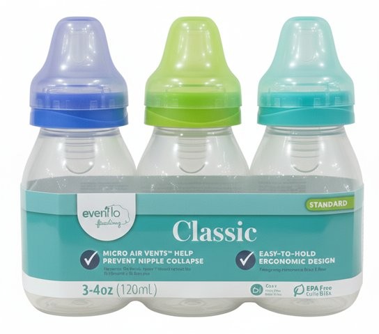 Picture of Evenflo Classic Clear Plastic Bottle