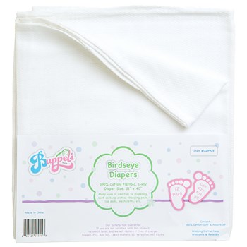 Picture of Buppeli 21 X 40 Birdseye Diapers