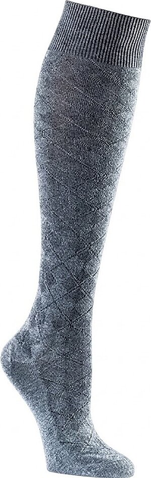 Picture of Rayon Argyle Pattern Knee High
