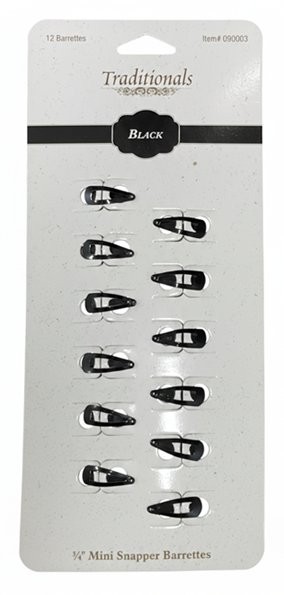 Picture of Traditional Snapper Barrettes 3/4"