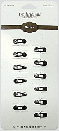 Picture of Traditional Snapper Barrettes 3/4"