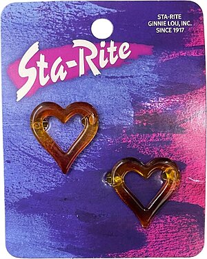 Picture of Heart Shaped Barrettes
