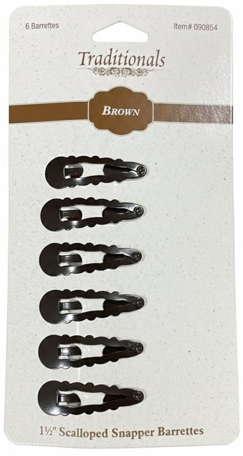 Picture of Scallop Edge Snapper Barrette