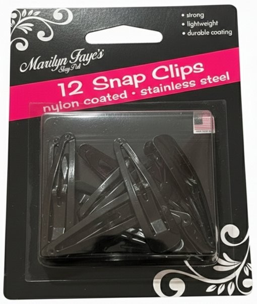 Picture of Nylon Coated Snap Barrettes