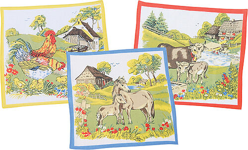 Picture of Farm Animal Handkerchiefs