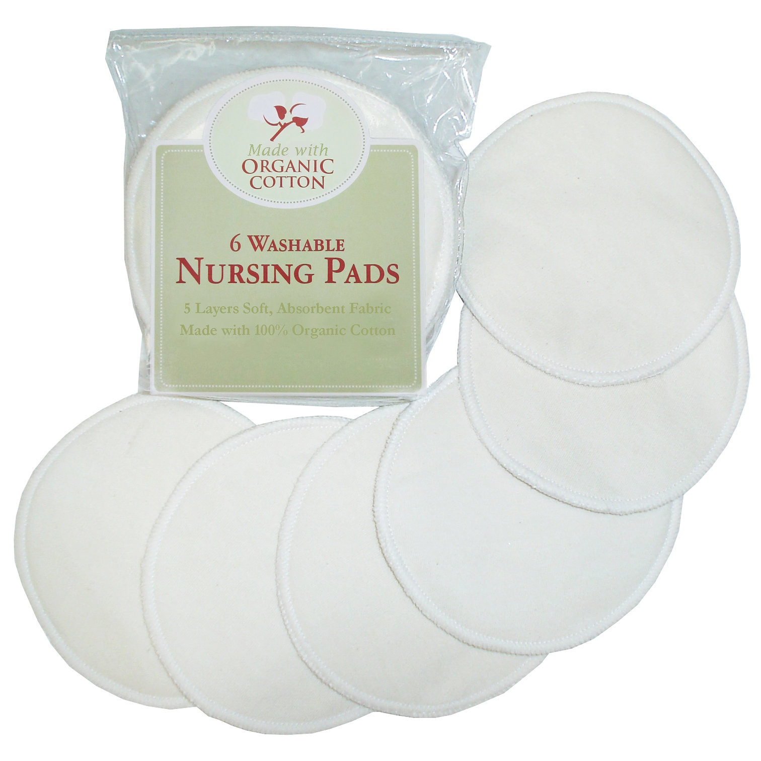 Picture of Natural Cotton Nursing Pads