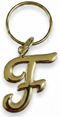 Picture of Script Initial Keychain