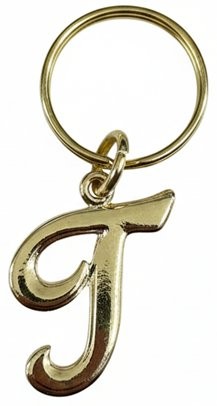 Picture of Script Initial Keychain