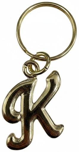 Picture of Script Initial Keychain