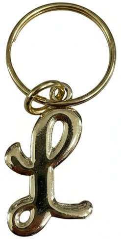 Picture of Script Initial Keychain