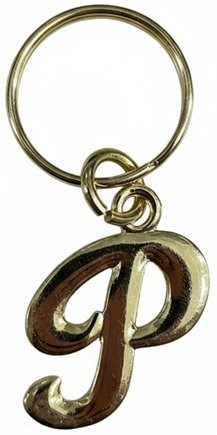 Picture of Script Initial Keychain