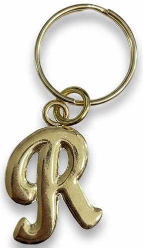 Picture of Script Initial Keychain