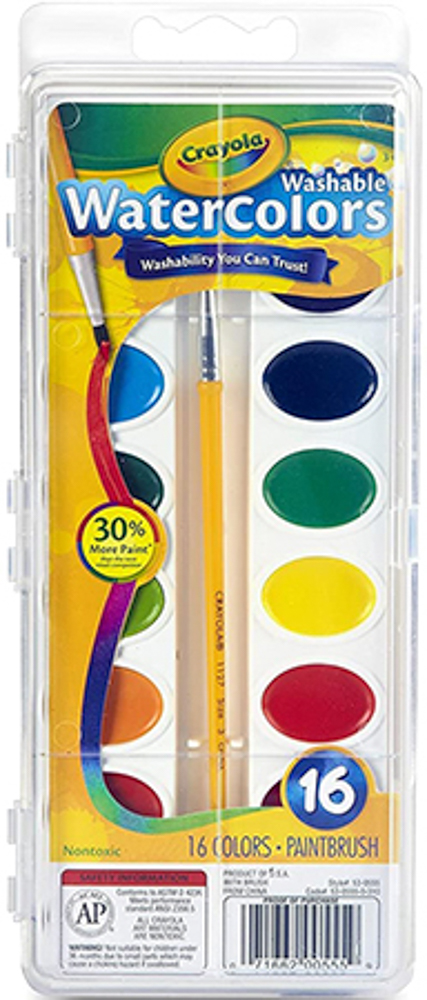 Picture of Crayola Watercolor Paints 16 ct