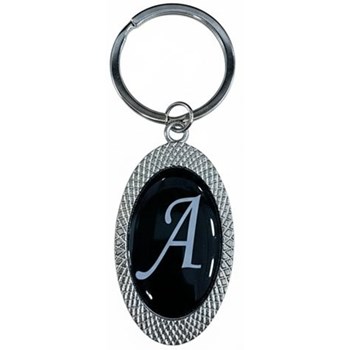 Picture of Oval Initial Keychain