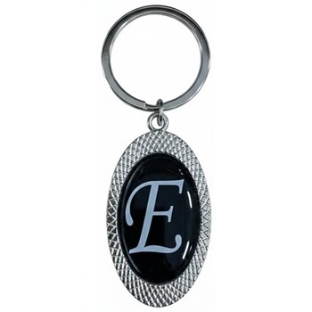 Picture of Oval Initial Keychain