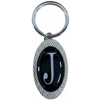 Picture of Oval Initial Keychain