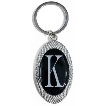 Picture of Oval Initial Keychain