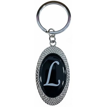 Picture of Oval Initial Keychain