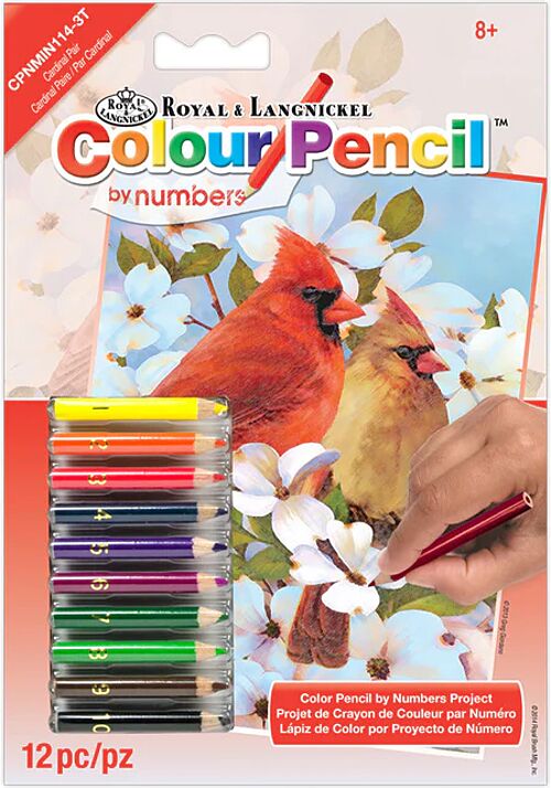 Picture of Mini Color Pencil by Number