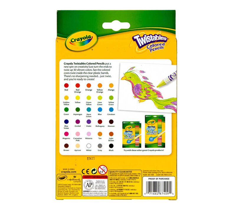 Picture of Twist Color Pencil 30 ct