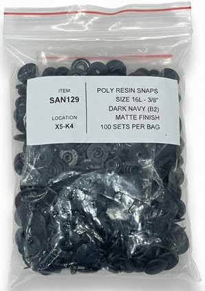 Picture of Matte Plastic Snap Sets Size 16