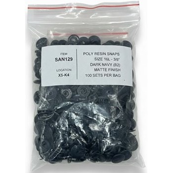 Picture of Matte Plastic Snap Sets Size 16