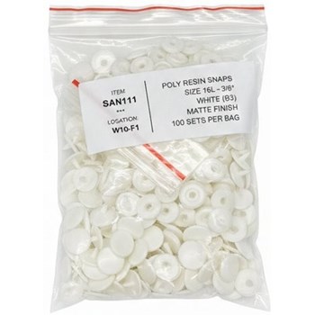 Picture of Matte Plastic Snap Sets Size 16
