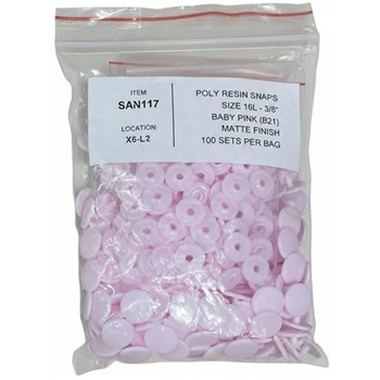 Picture of Matte Plastic Snap Sets Size 16