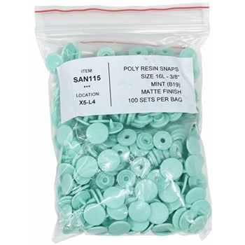 Picture of Matte Plastic Snap Sets Size 16