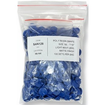 Picture of Matte Plastic Snap Sets Size 16