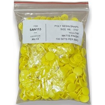 Picture of Matte Plastic Snap Sets Size 16