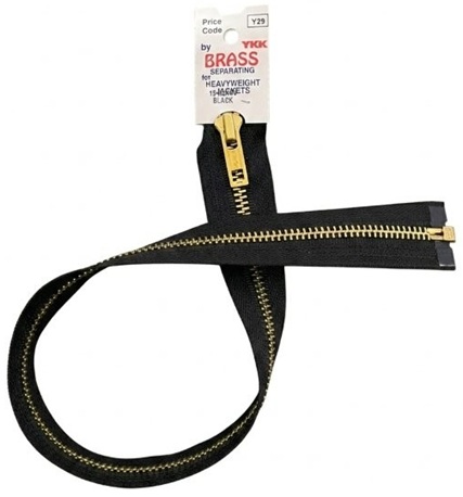 Picture of Brass Separating Zipper