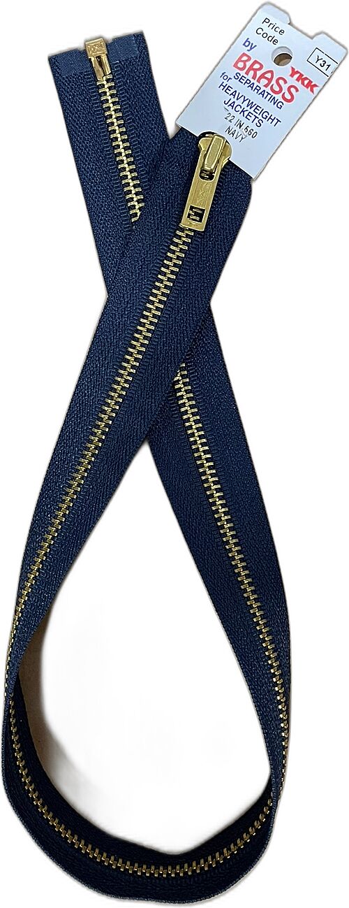 Picture of Brass Separating Zipper