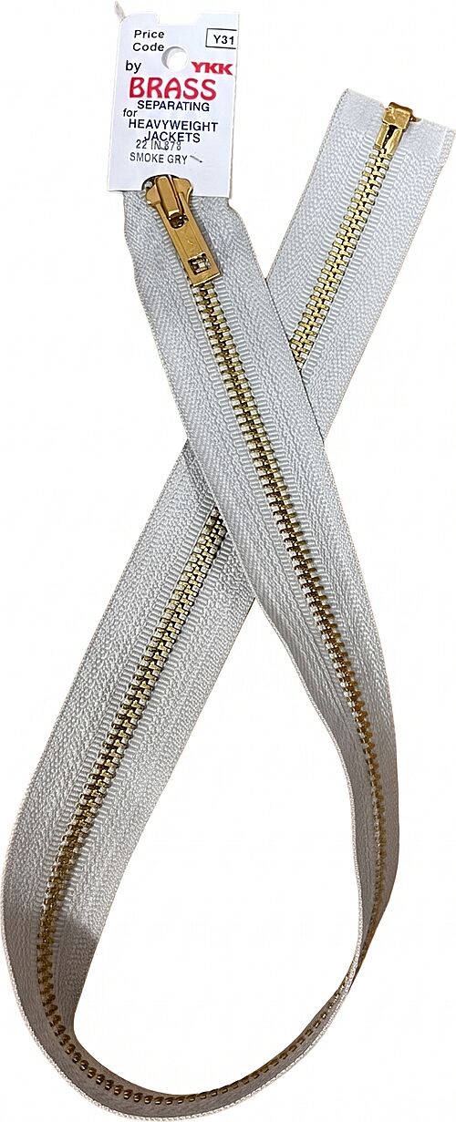 Picture of Brass Separating Zipper