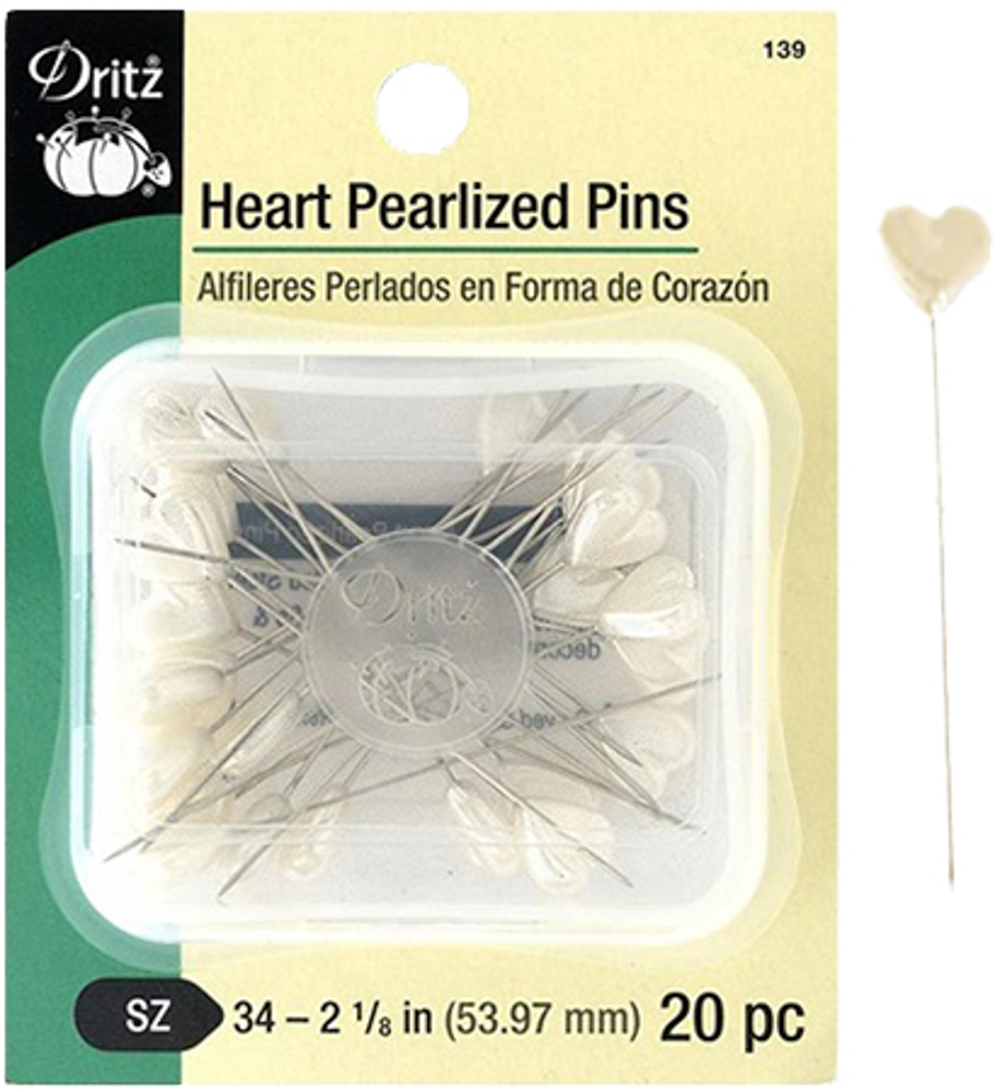 Picture of Dritz Heart Pearlized Pins