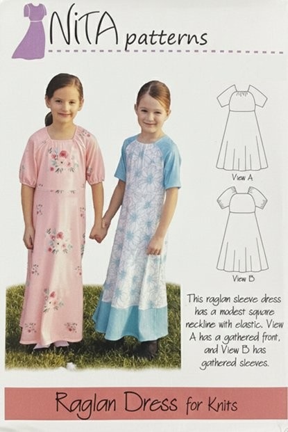 Picture of Raglan Knit Dress Pattern