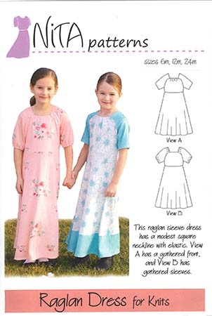 Picture of Raglan Knit Dress Pattern