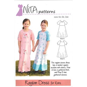 Picture of Raglan Knit Dress Pattern