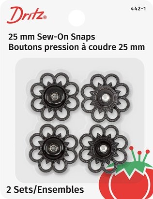 Picture of Sew-On Flower Snaps