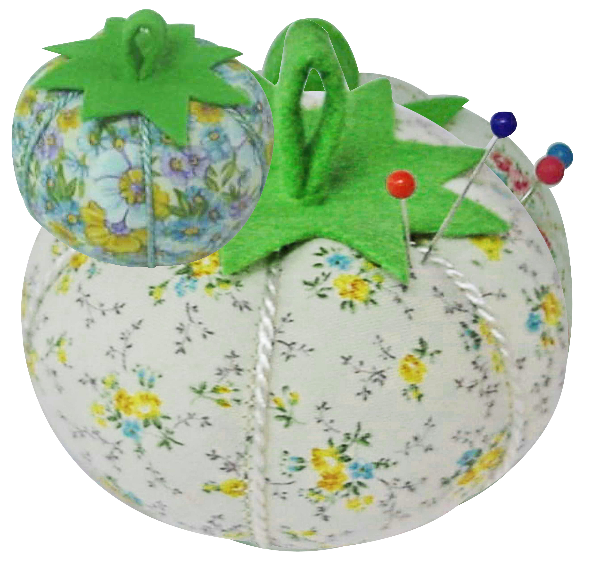 Picture of Floral Tomato Pincushion