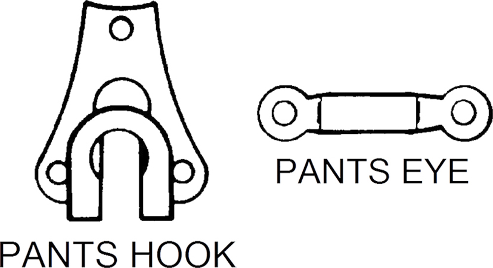 Picture of Pants Hooks and Eyes