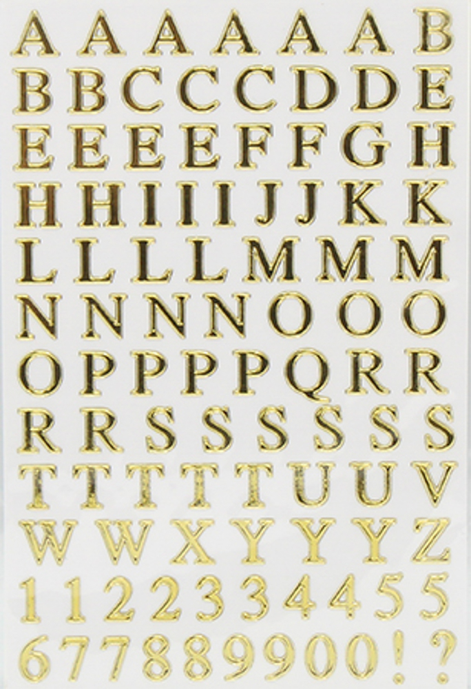 Picture of Letter Stickers