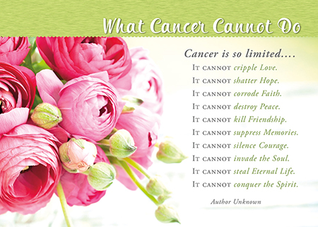 Picture of What Cancer Cannot Do