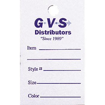 Picture of GVS Hang Tags