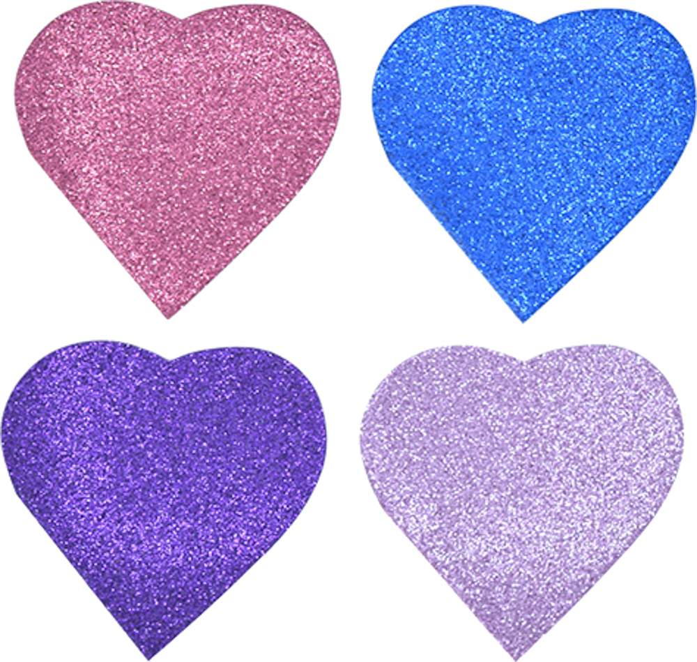 Picture of Glitter Heart Shaped Memo Pad