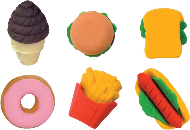 Picture of Snack Attach 3D Scented Erasers